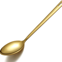 Stainless Steel Ladle, Berglander Soup Ladle, Cooking Ladle, Kitchen Ladle, Metal Soup Spoon For Cooking Non-Stick And Heat Resistant, Dishwasher Safe, Easy to Clean Gold