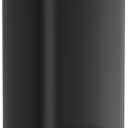 SONGMICS Kitchen Trash Can, 13 Gallon (50 L) Stainless Steel Garbage Can, with Stay-Open Lid and Step-on Pedal, Soft Closure, Tall, Large and Space-Saving, Black ULTB530B50