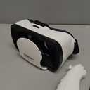 VR Headset with Controller Adjustable 3D VR Glasses Virtual Reality Headset HD Blu-ray Eye Protected Support 5~7 Inch for Phone/Android (White)