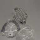 Flex Edge Beater 3Pcs for Kitchen Aid Mixer Attachments and Accessories Compatible with 4.5-5 Quart Tilt-Head Stand Mixers (K45WW 6-Wire Whip, 4.5-5QT Flat Beater Paddle, 4.5-5QT Dough Hook Attachment)