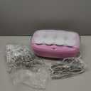 Conair Hot Rollers for Long, Medium & Short Hair, 8 Ceramic Flocked 2-Inch Heated Hair Rollers with Clips, Hot Curlers for Women, Volume & Curls, Lilac (1 Count (Pack of 1)