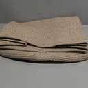 OIAHOMY Cotton Rope Basket, Rectangle Woven Nursery Blanket Basket, Toy Storage Basket with Handle, Baskets for Organizing, 18x14x12, Brown variegated