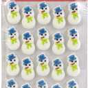 7 x Wilton Mini Snowman Icing Decorations, 20-Count