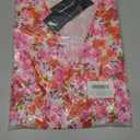 Womens Wrap V Neck Short Sleeve Dress 2025 Summer Floral Boho Dress Ruffle A Line Flowy High Low Midi Dresses (Pink, XL)