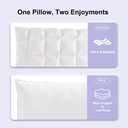 YOUR MOON Soft Pillows King Size for Sleeping, Support Bed Pillows, Fluffy Down Alternative Pillow, Luxury Hotel Gel King Pillows for Side Sleeping (White)