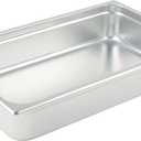 Winco Anti-Jamming Steam Pan, Full-Size x 4-Inch,Stainless Steel,Medium, 4" Deep
