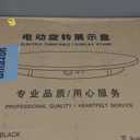 JAYEGT Motorized Rotating Display Stand, 350Lbs Load360 Degree Electric Rotating Potography Turntable for Products DisplayLive Show Remote Control +5 Colors Backgrounds (Black/23.6Inch/Wired)