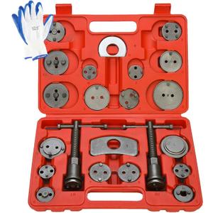 8MILELAKE Disc Brake Caliper Compressor Wind Back Tool 24pc Professional Caliper Tool Set