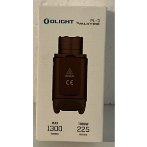 Olight PL-3 Valkyrie Rail Mounted Pistol Light - Black (‎O-PL3-BK#US-FBA)