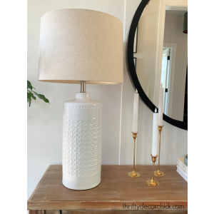 Stylecraft White Ceramic Table Lamp
