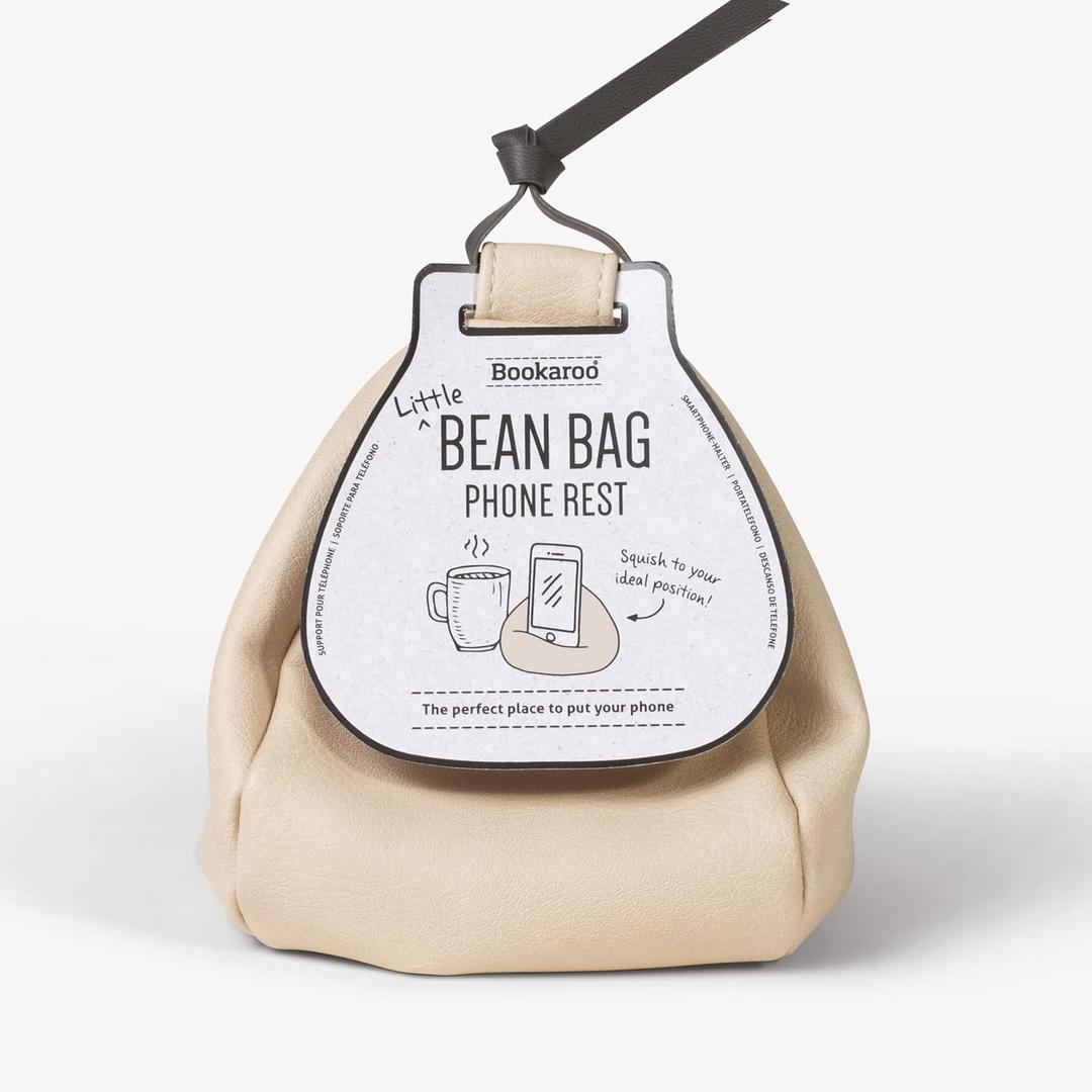 IF Bookaroo Little Bean Bag Phone Rest  Cream