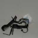 Frienda 6 Pcs Curtain Rod Brackets Adjustable Holder Wall for 1 Inch Diameter Curtain Rod General Bracket Hooks with Screws (Black)