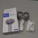 VASSON Fabric Shaver, Electric Lint Remover, Rechargeable Lint Shaver, Sweater Shavers to Remove Pilling, Large Fuzz Remover for Clothes Couch Furniture (Greyish White)