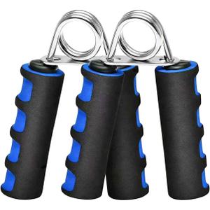 E-smartinlife Hand Grip Strengthener Set, Finger Gripper - Soft Foam Hand Exerciser for Quickly Increasing Wrist Forearm and Finger Strength, 2 Pack