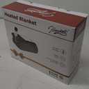 Homemate Electric Heated Blanket Twin - 62"x84" Heating Bed Blankets Throw with 10 Heating Levels 8 Hours Auto Off Fast Heating Over-Heated Protection Ultra Soft Warm Flannel ETL Certified Grey