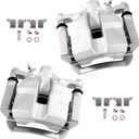 cciyu Rear Left & Right Disc Brake Calipers w/Bracket 19B6281 19B6280 2010-2012 For Lexus For RX350,2010-2011 For Lexus For RX450h,2011-2012 For Toyota For Sienna
