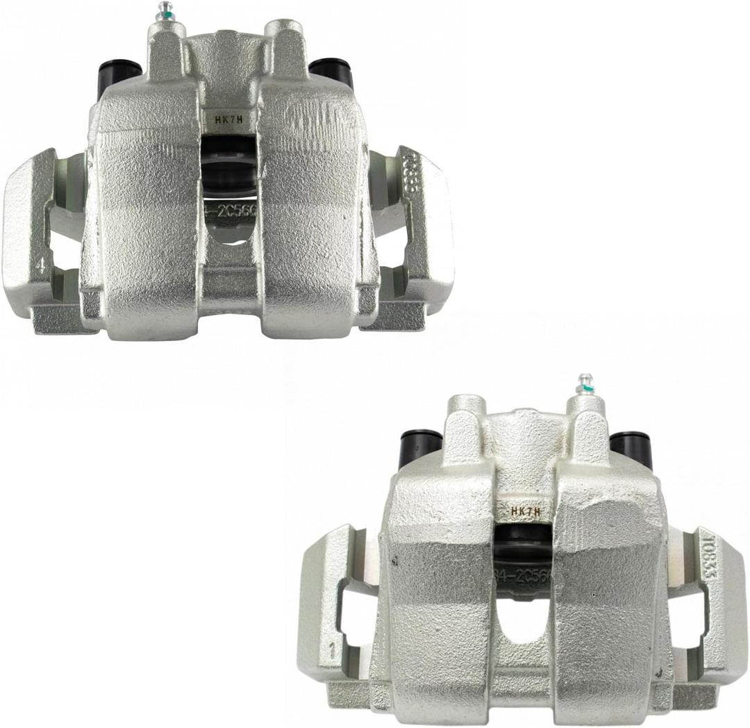 TRQ Front Brake Caliper Set Compatible with 2005-2009 Ford Escape Mazda Tribute 2007-2009 Mercury Mariner