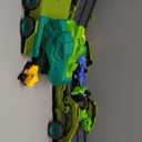 Toddler Car Truck Toys for Kids Ages 3-5, 10-in-1 Dinosaur Carrier Truck with Foldable Track Toys with Spray, Light & Sounds and 9 Dino Cars, Birthday Gift for 3 4 5 6 7 8 Years Old Boys Girls