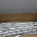 Reginary 30 Pieces Wedding Umbrellas Bulk Auto Open Stick Umbrellas with White European J Hook Handle Windproof Large Canopy Umbrella for Outdoor Wedding Bride Groom Photography Golf