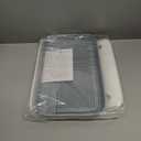 Termichy Baby Bottle Drying Rack: Large Vertical Bottle Dryer Rack Holder - Space Saving Standing Drying Rack for Baby Bottles and Pump Part Cleaning (Gray)