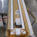 Ideal Pet Products Aluminum Pet Patio Door, Adjustable Height 77-5/8" to 80-3/8", 5" x 7" Flap Size, White