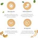 SANO West African Premium Raw Cashew Nuts 32oz (2lb) 100% Natural Unsalted Raw Unroasted Cashews | Non-GMO Cashew Nuts | Whole Cashews Unsalted for Snacking, Cooking & Vegan Recipes