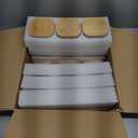 50oz Glass Food Storage Jars Set of 6,Glass Storage Containers Clear Glass Food Canister with Bamboo Lid Airtight For Serving Tea, Coffee, Flour, Sugar, Candy, Cookie, Spice and More (Square)