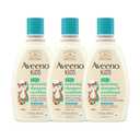 Aveeno Kids 2-in-1 Shampoo and Conditioner, Hydrating Shampoo and Conditioner for Soft, Smooth and Easily Manageable Hair, Oat Extract Formula, Gentle Scent, Hypoallergenic, 12 fl. oz, 3 Pack