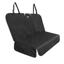 Back Seat Cover - 900D Oxford Waterproof Car Seat Protector, Fits Cars/SUVs/Trucks, Split Bench, Non-Slip, Dog/Kid Proof, Easy Clean(Black)
