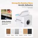 6 Pack Magnetic Cord Organizer White, Adhesive Cable Clips for Desk Nightstand, Cord Management Holder for Wall Car, Wire Keeper for Phone Charger Wires & Charging Cables - White