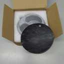 Salt and Pepper Bowl/Dual Compartment Cellar with Swivel Top for Salt, Spice and Herbs Storage (Black)