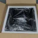 3pcs Buffet Risers, Acrylic Risers Display Stands, Catering Supplies Buffet Display, Food Risers for Buffet Table, Dessert Table Display Set, Perfect for Buffet, Wedding, Birthday Party (Black)