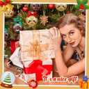 Simgoing 12 Pcs Gingerbread Christmas Ornaments 2.4 Inch Glitter Brown and Gold Gingerbread Tree Decoration Xmas Hanging Ginger Bread Ball Ornaments for Holiday Garlands Fireplaces Mantle Decor