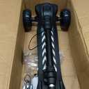 Electric Scooter for Kids Ages 3-12, Full Body Lights Up, Wide Deck, 3 Adjustable Heights, 5MPH Safe Speed, 90min Riding, Foldable 3 Wheel Electric Scooter for Kids Boys Girls Toddler