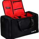 Sneaker Bag for Travel, Premium Multi-functional Duffel Bag, Gym Training Bag With 3 Adjustable Compartment Dividers, Waterproof Outdoor Sports Bag Red