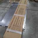 SMARTSTANDARD 36x84 inch White Barn Door with 6.6FT Silver Hardware Track