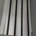 4"H x 34"L Door Threshold Ramp with Fixable Screws, Stable Portable Aluminum Ramp for Wheelchairs, Walkers, Scooters, and Power Chairs