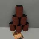 Dark Stone Sanding Sleeves for Oscillating Spindle Sander, Aluminum Oxide, 6-Pack (3, Inches, 80)
