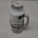 Manna Poseidon Insulated Stainless Steel Mug Tumbler with 2-in-1 Lid and Reusable Metal Straw - 64 Oz - Grey Ombre