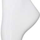 NuVein Compression Pantyhose, 15-20 mmHg Support, Women's Sheer Nylon Hosiery Tights, Closed Toe, White, Petite