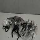 Hicarer 18 Pcs Shepherd Hooks 32 Inch Metal Rust Resistant Steel for Garden Outdoor Hanging Plant Basket Solar Light Lantern Bird Feeder Christmas Halloween Wedding Decor(Black)