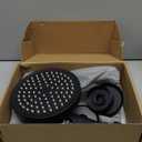 LIWEIKE 2 Handle Shower Faucet Set, Matte Black Shower Faucet Set 2 Knobs Wall Mounted Two Handle Shower Faucet with Tub Spout Rough-in Valve