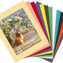 ZBEIVAN 12 Packs Mixed Colors 11x14 Picture Frame Mats for 8.5x11 Photos, Artworks and Prints, White Core Bevel Cut Frame Mattes