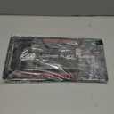 Rico Industries NCAA Standard Black Chrome Frame with Decal Inserts 12" x 6" Car/Truck Auto Accessory