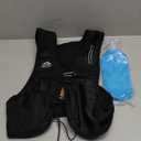 Zelvot Running Vest for Women Men, USA Original Patent, Adjustable Chest Straps Running Hydration Vest with 500ml Soft Flask, Lightweight Reflective Hydration Backpack for Marathon, M/L