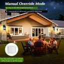 Motion Sensor Outdoor Light Fixture, Dusk to Dawn Porch Light Outdoor Wall Sconce Lantern, Aluminum Exterior Lighting Fixture Wall Mount, 3 Lighting Modes Outside Lights for House Front Door Garage, 12.6"