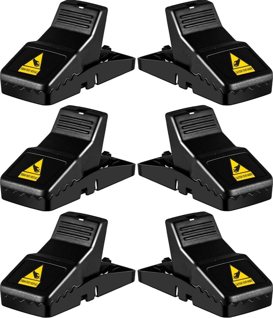 Rat Traps, Large Mice Traps for House, Mouse Trap Indoor Quick Effective Sanitary, Mice Snap Trap, Safe Rat Trap Catcher for Family and Pet