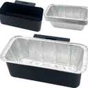 Set Includes Cup & 10 Liners, Oil Catch Accessories Grill, Compatible with 17, 22, 28, 30, 36 Inches Blackstone Griddle Grease Catcher Trap Cup Liners Replacement Parts Drip Tray Foil Pans