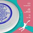 Outdoor Flying Disc 175g,Adult Sport Disc Set for Competitive and Pro Players,Flying Disc Set Includes 1 Glow in The Dark Flying Disc for Beach Pool Game, Camping and Backyard (6 Color Set)