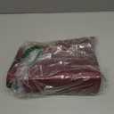 Quilted Crossbody Purse for Women Trendy Ladies Shoulder Bag with Chain Strap PU Leather Cross Body Bags Satchel HandBag (Wine Red)